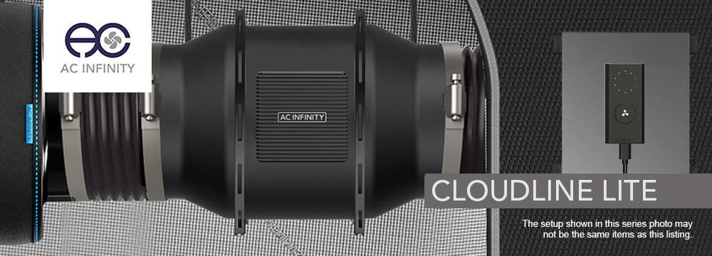 Cloudline Lite A Inline Duct Fan Cooling Ventilation Exhaust Grow